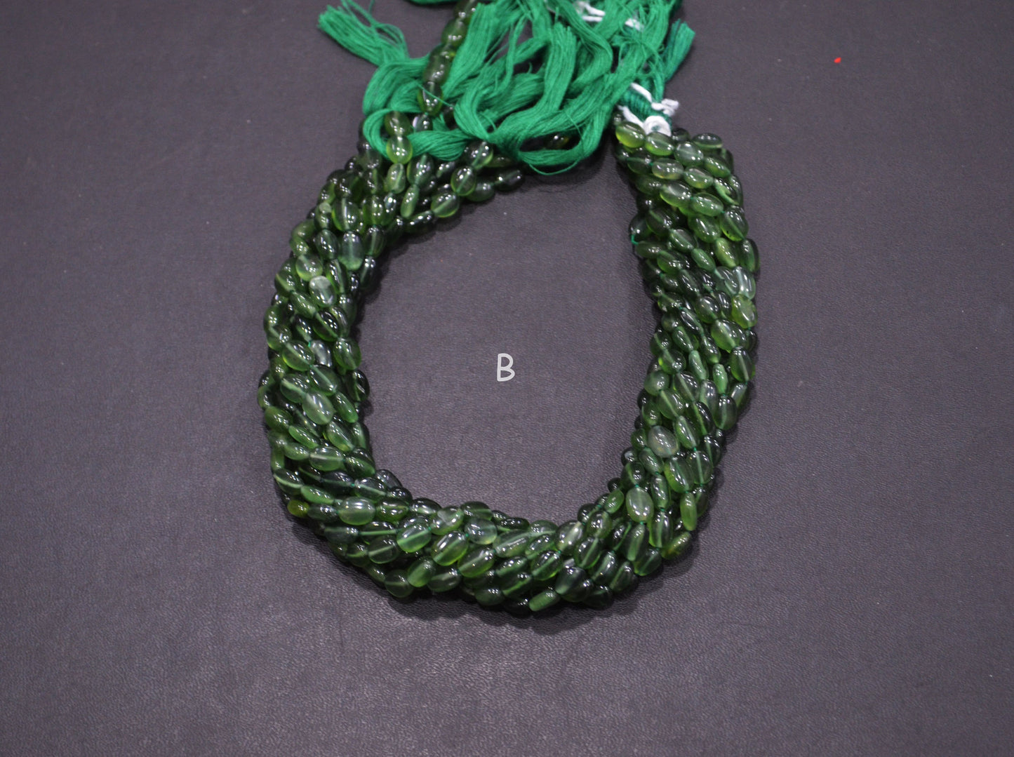 Russian Serpentine Oval Nuggets Shape Beads , Sold By Strand , 13 Inches , 5x6-6x8  mm , 19712