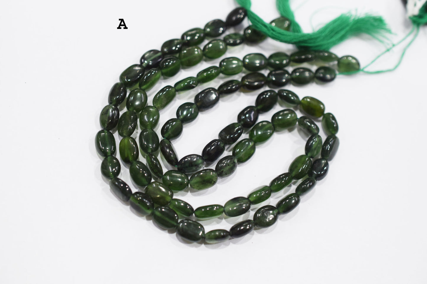 Russian Serpentine Oval Nuggets Shape Beads , Sold By Strand , 13 Inches , 6.50x8-9x12.50 mm , 19713