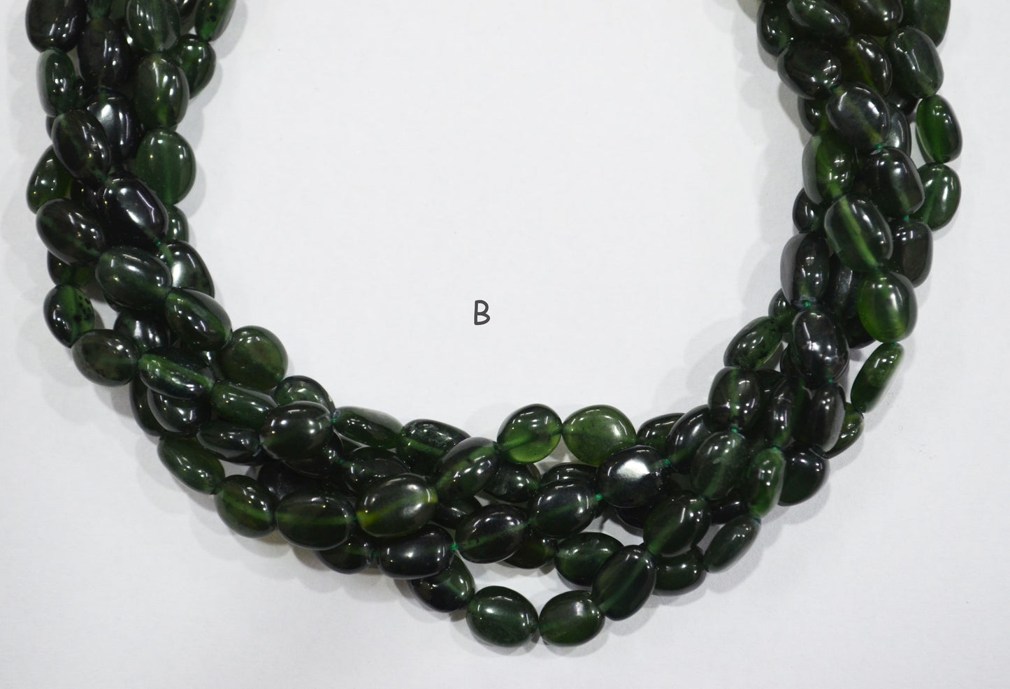 Russian Serpentine Oval Nuggets Shape Beads , Sold By Strand , 13 Inches , 5.50x7-6.50x10 mm , 19714