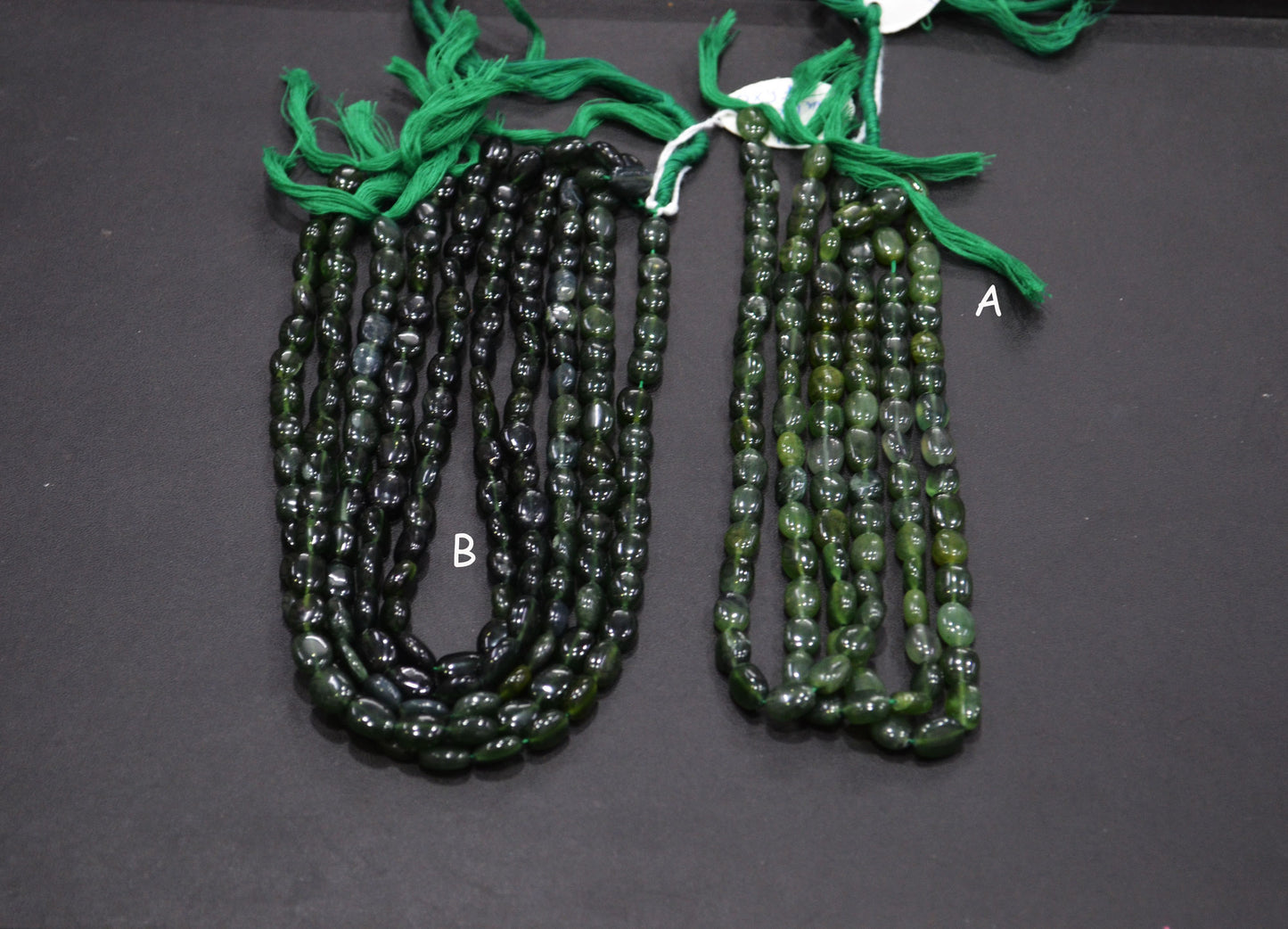 Russian Serpentine Oval Nuggets Shape Beads , Sold By Strand , 13 Inches , 6.50x7.50-8x11 mm , 19715