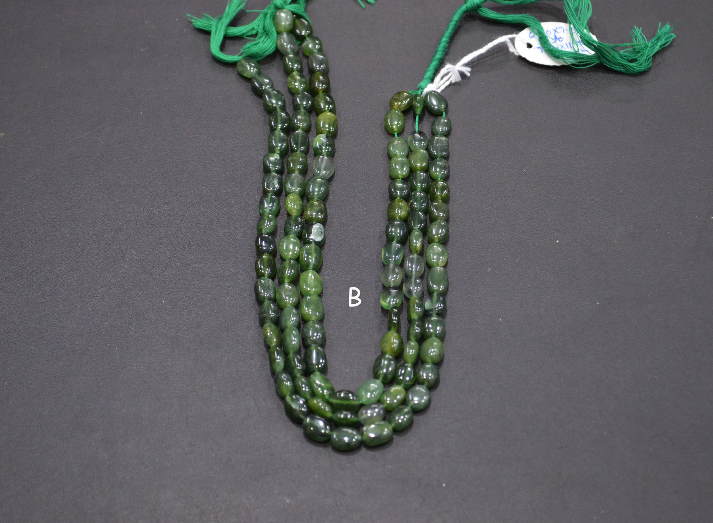 Russian Serpentine Oval Nuggets Shape Beads , Sold By Strand , 13 Inches , 6.50x7.50-8x11 mm , 19715
