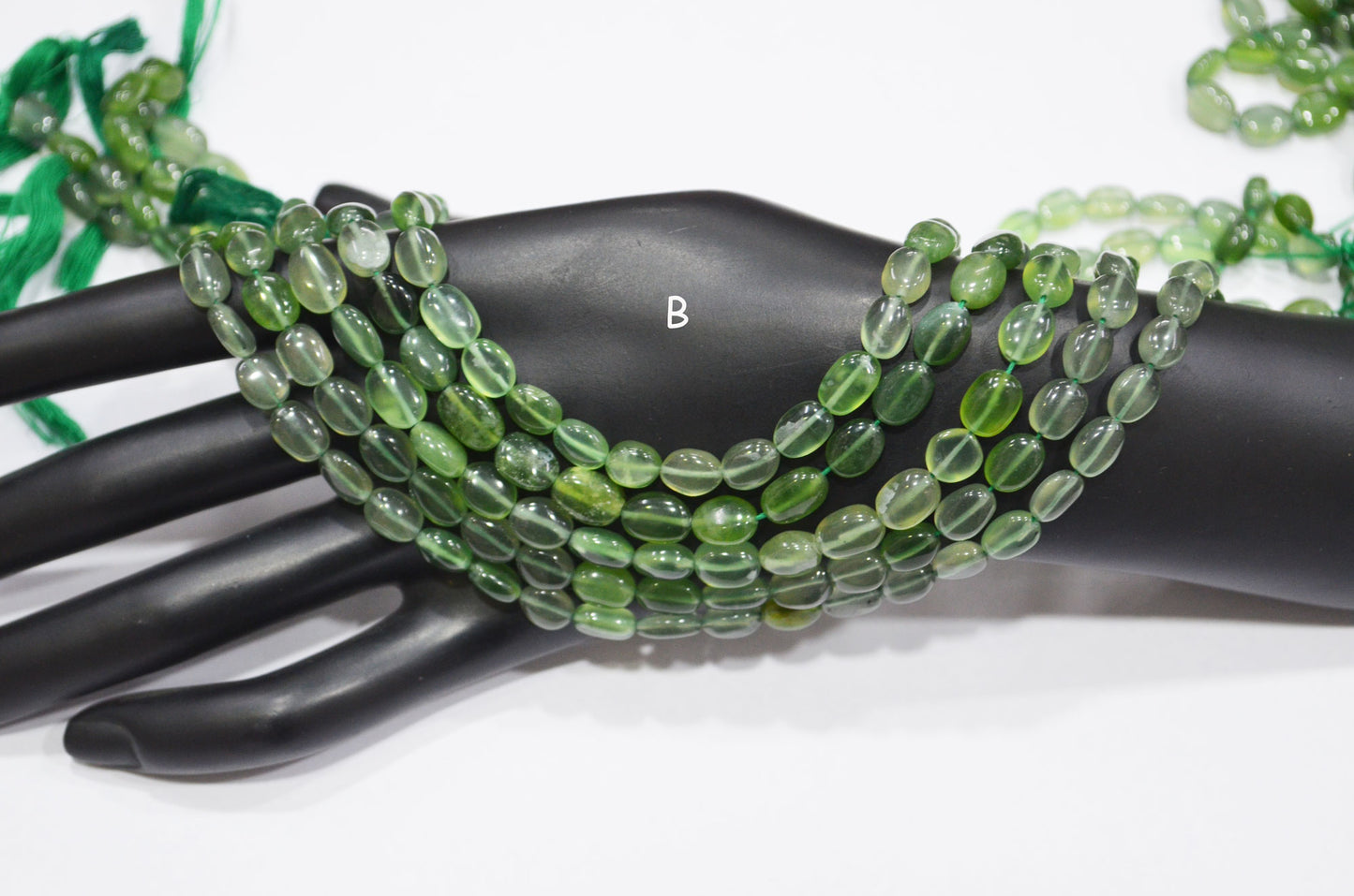 Russian Serpentine Oval Nuggets Shape Beads , Sold By Strand , 13 Inches , 6x8-6.50x10 mm , 19716