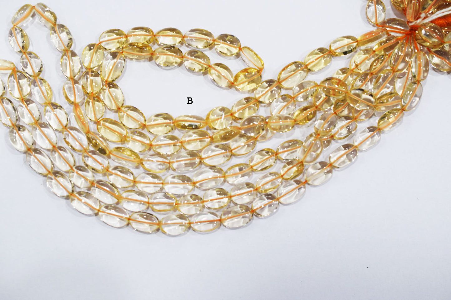 Natural Citrine Smooth Oval Shape Beads , Sold By Strand , 7.50x10 - 9x13 mm , 16" , 19724