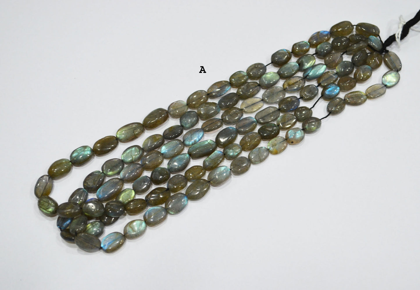 Natural Labradorite Oval Nuggets Shape Beads , Sold By Strand , 8.50x11-9x15.50 mm , 16" , 19729
