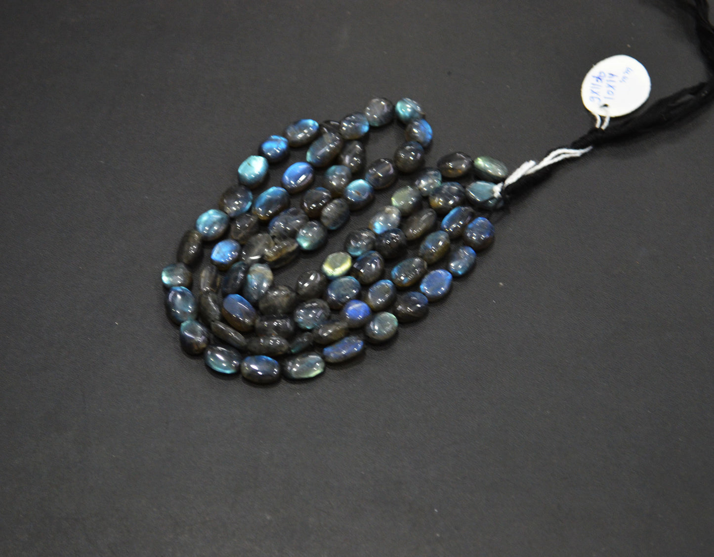 Natural Labradorite Oval Nuggets Shape Beads , Sold By Strand , 9x11-10x14 mm , 16" , 19730