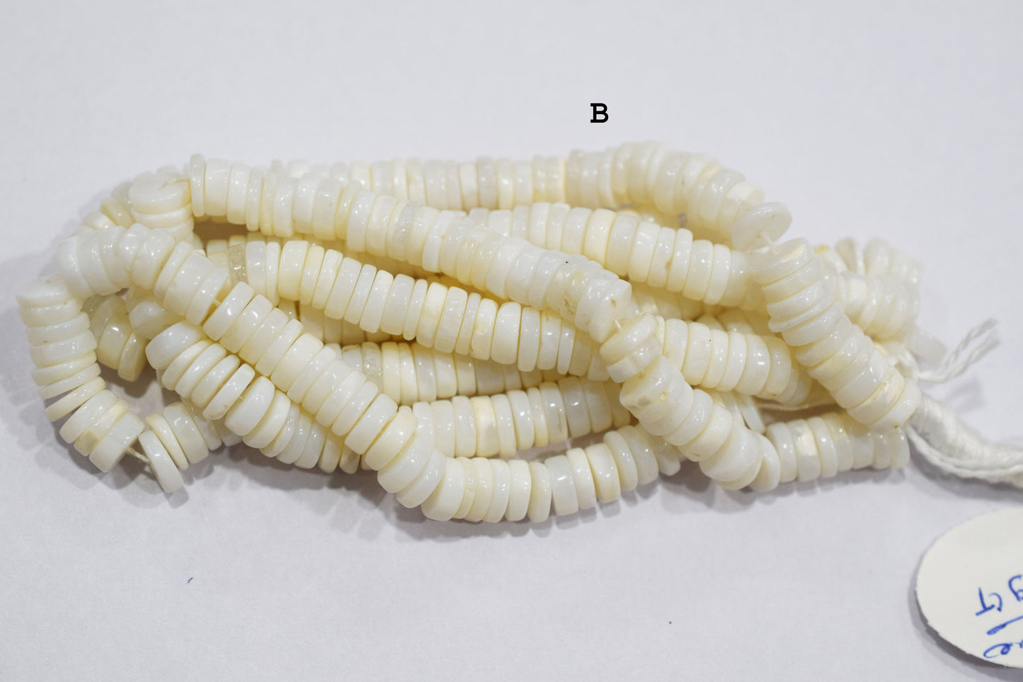 Natural White Opal Tyre Shape Beads , Sold By Strand , 8 - 9.50 mm , 16" , 19774