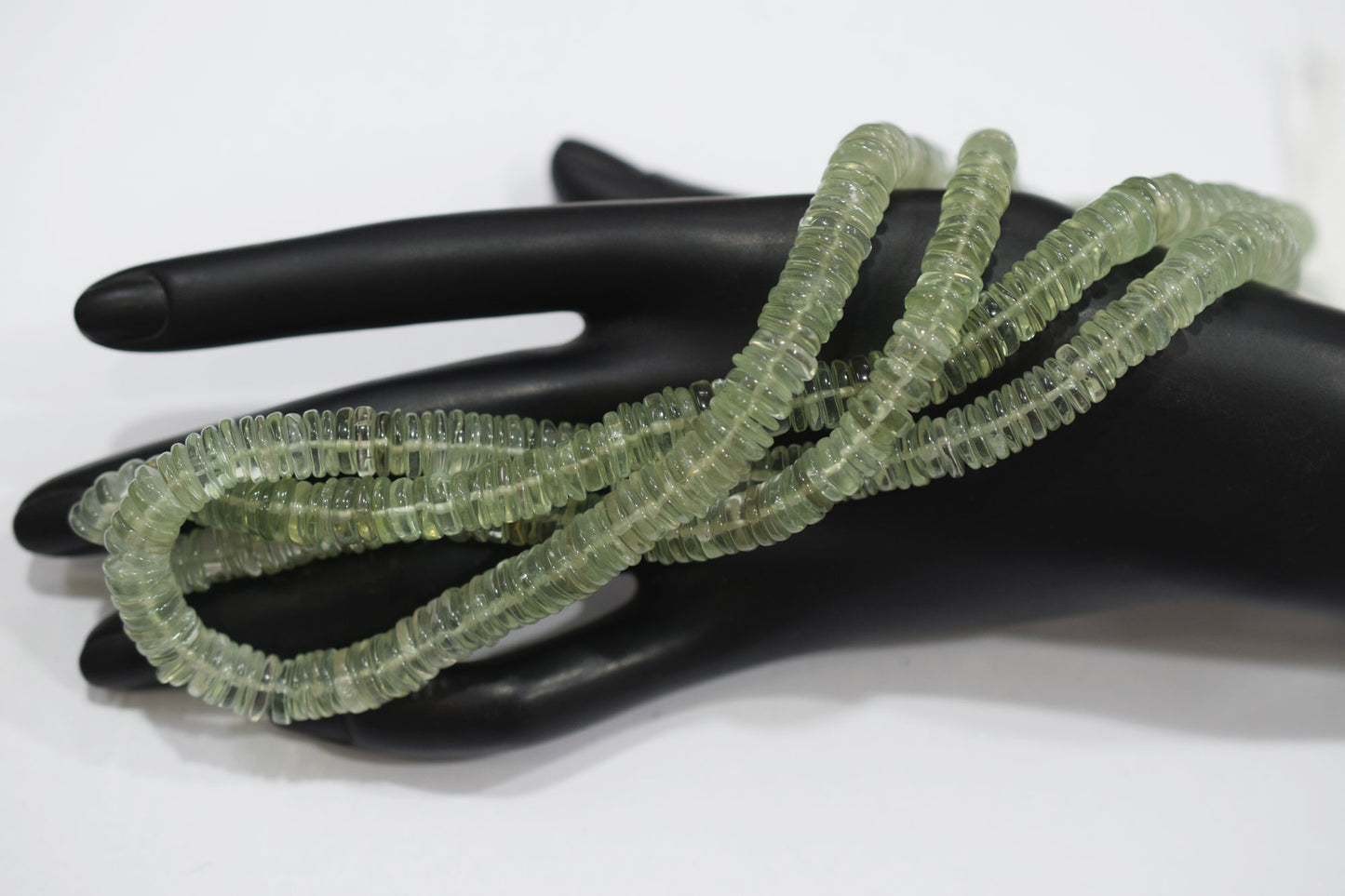 Natural Green Amethyst Tyre Shape Beads , Sold By Strand , 5.50 - 10 mm , 16" , 19778