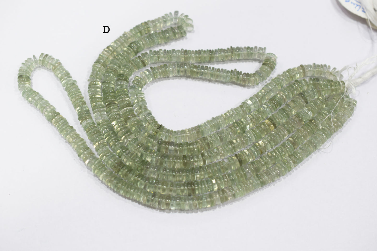 Natural Green Amethyst Tyre Shape Beads , Sold By Strand , 5.50 - 10 mm , 16" , 19778