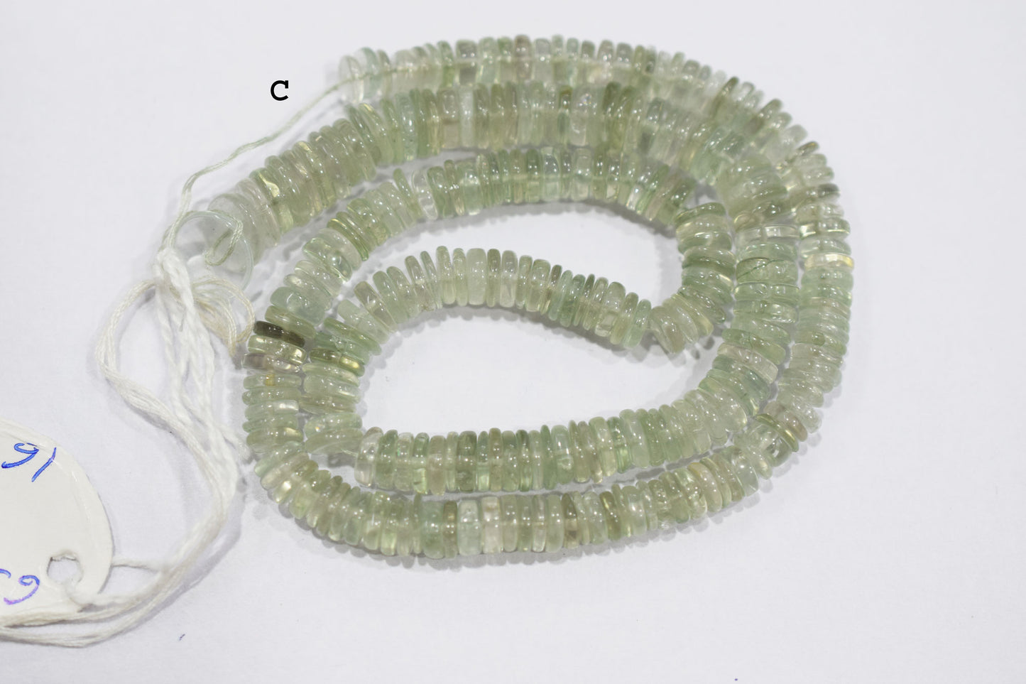 Natural Green Amethyst Tyre Shape Beads , Sold By Strand , 5.50 - 10 mm , 16" , 19778