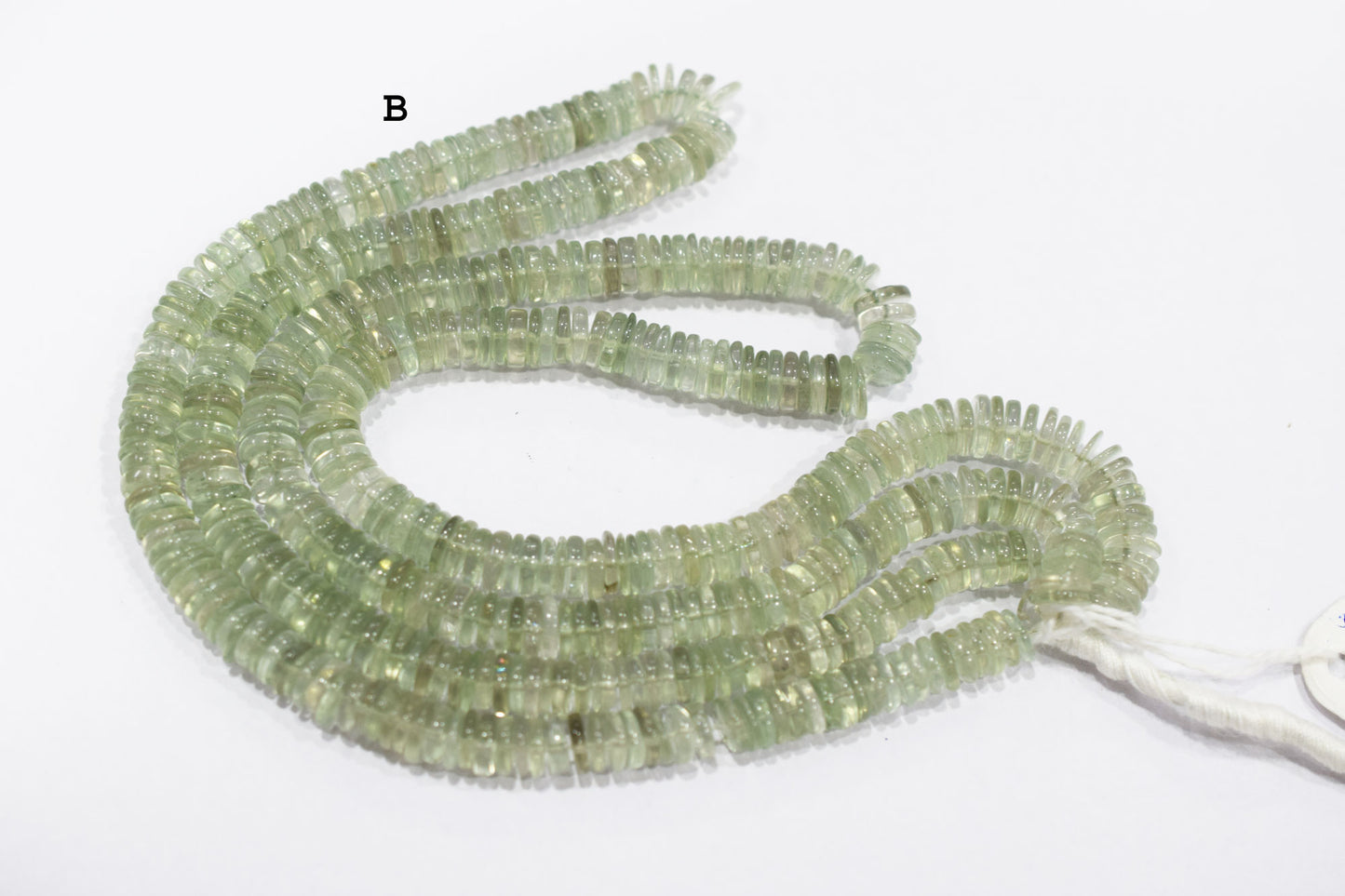 Natural Green Amethyst Tyre Shape Beads , Sold By Strand , 5.50 - 10 mm , 16" , 19778