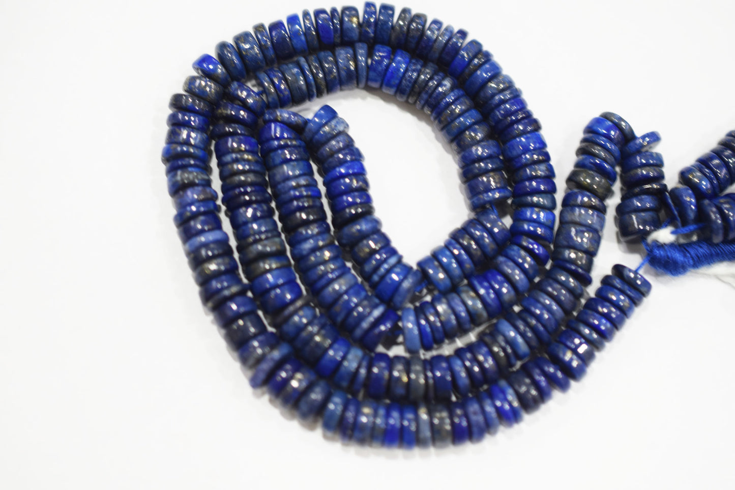 Natural Lapis Lazuli Tyre Shape Beads , Sold By Strand , 5 - 6.25 mm , 15.50" , 19782