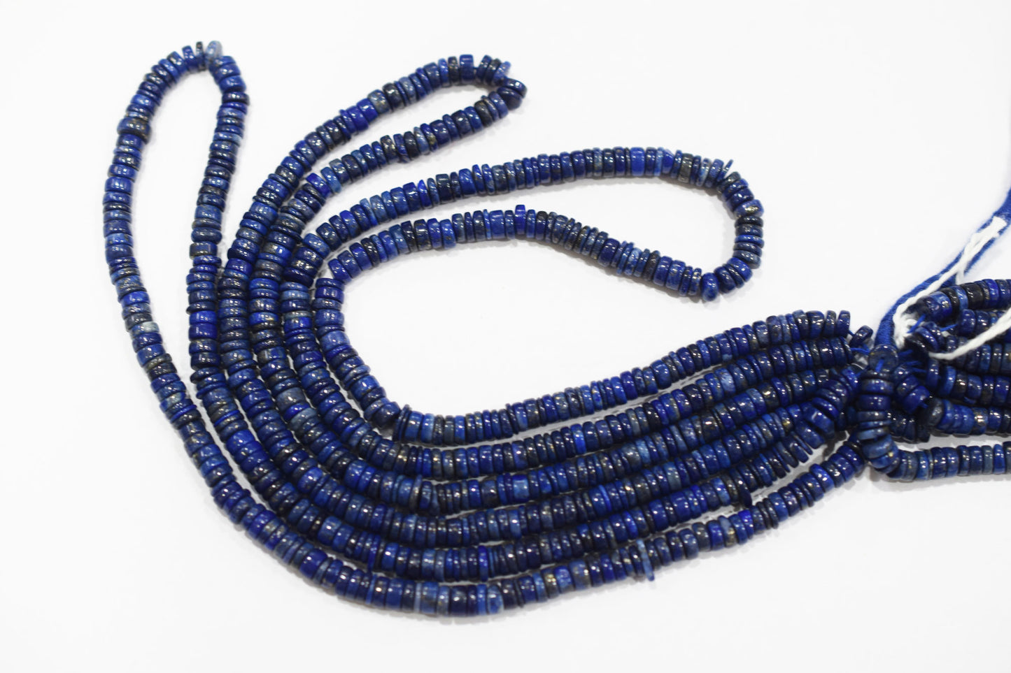 Natural Lapis Lazuli Tyre Shape Beads , Sold By Strand , 5 - 6.25 mm , 15.50" , 19782