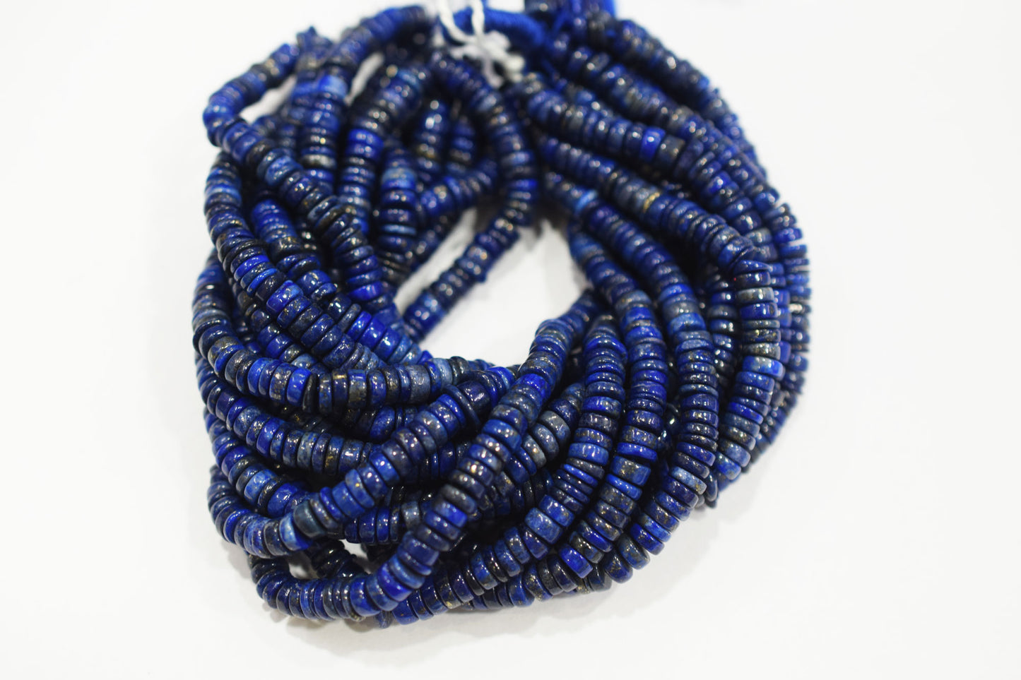 Natural Lapis Lazuli Tyre Shape Beads , Sold By Strand , 5 - 6.25 mm , 15.50" , 19782