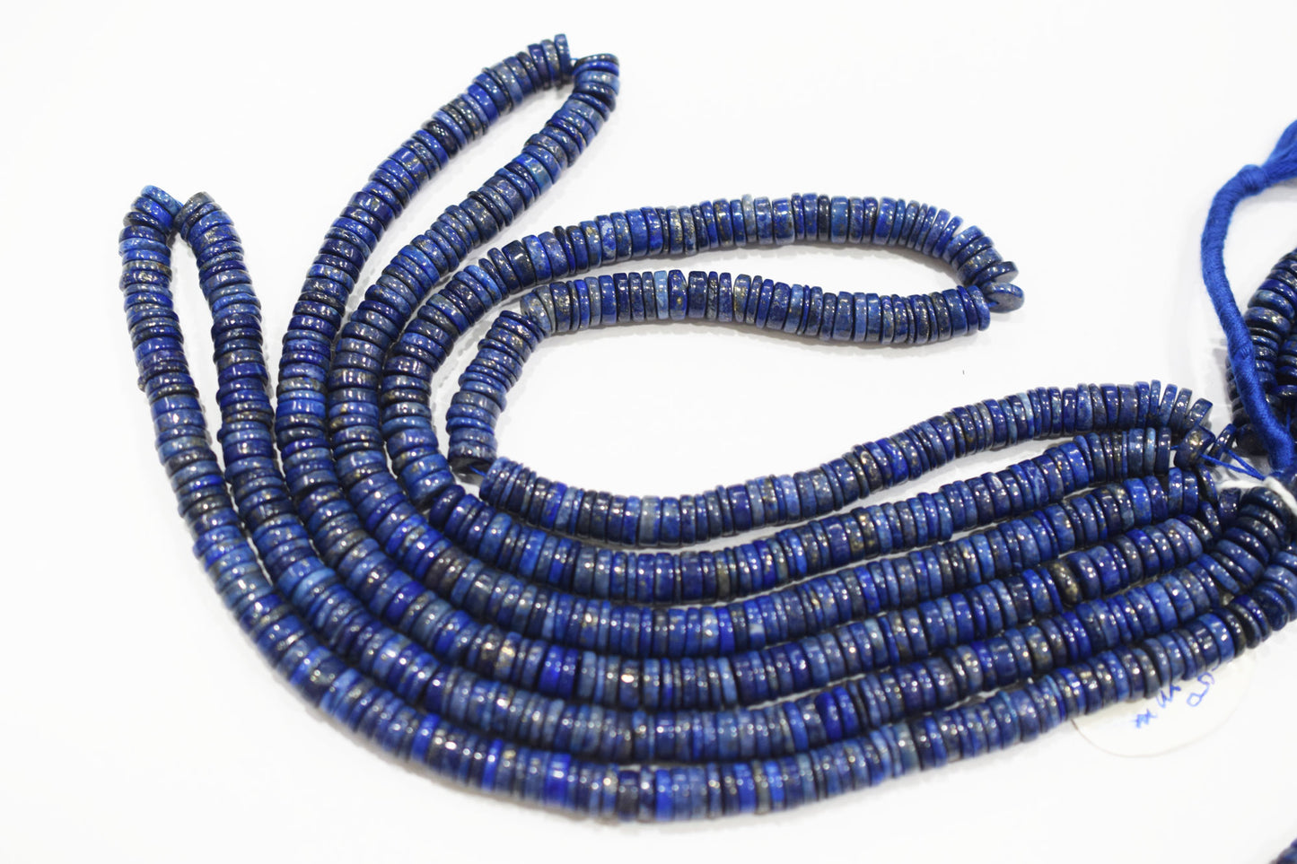 Natural Lapis Lazuli Tyre Shape Beads , Sold By Strand , 7 - 7.50 mm , 15.50" , 19783