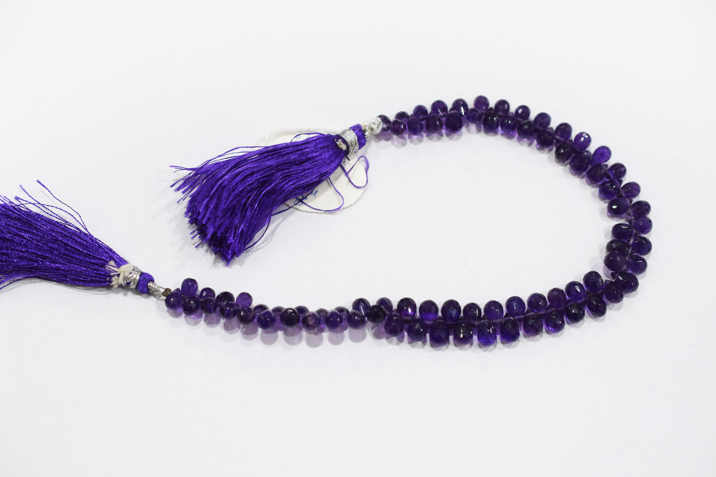 Natural Amethyst Side Drill Tear Drops Shape Beads , Sold By Strand , 4.5x5 - 7x11 mm , 8" , 19858