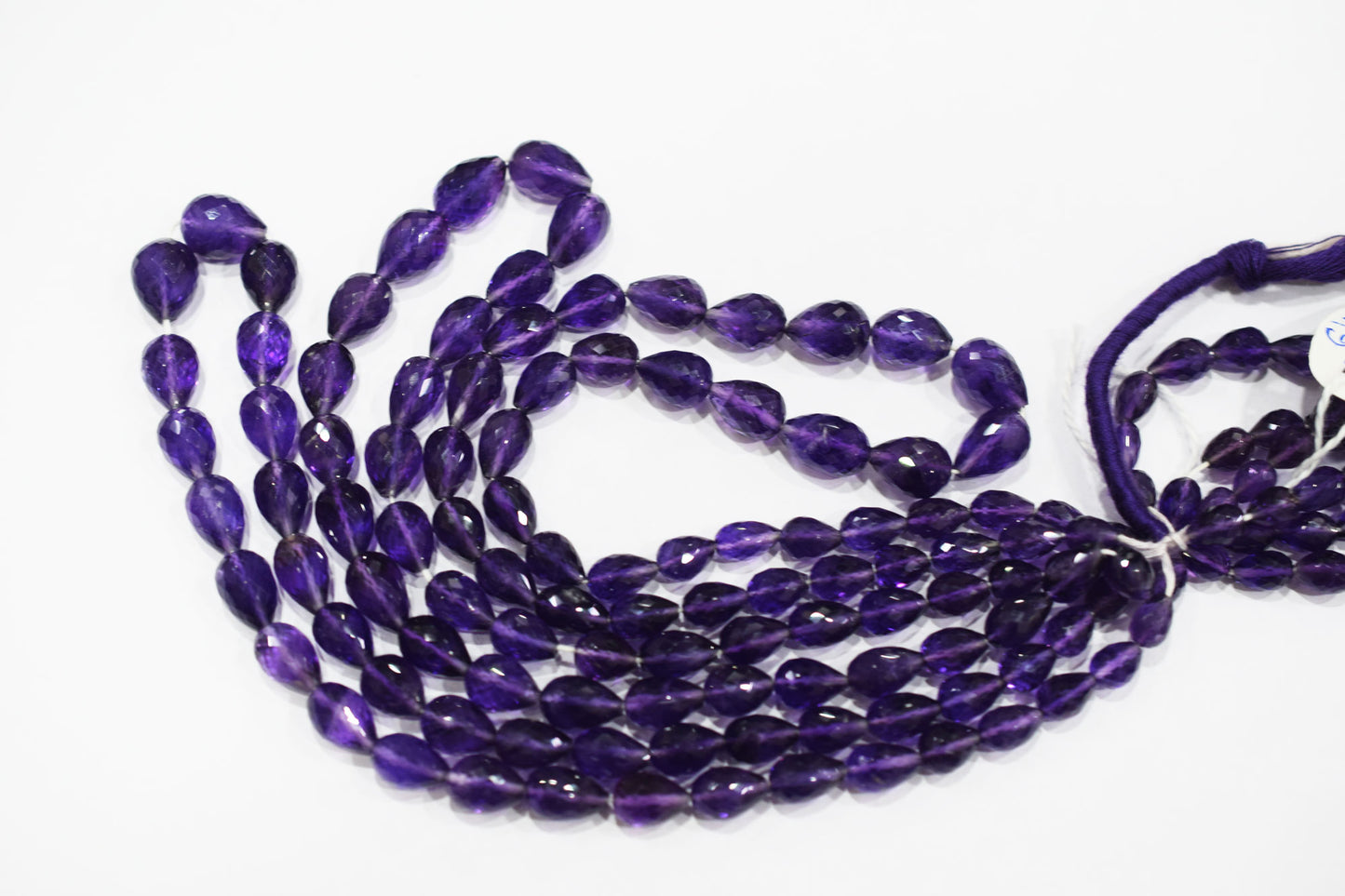 Natural Amethyst Straight Drill Tear Drops Shape Beads , Sold By Strand , 5.50x8 - 9x13 mm ,16" , 19859