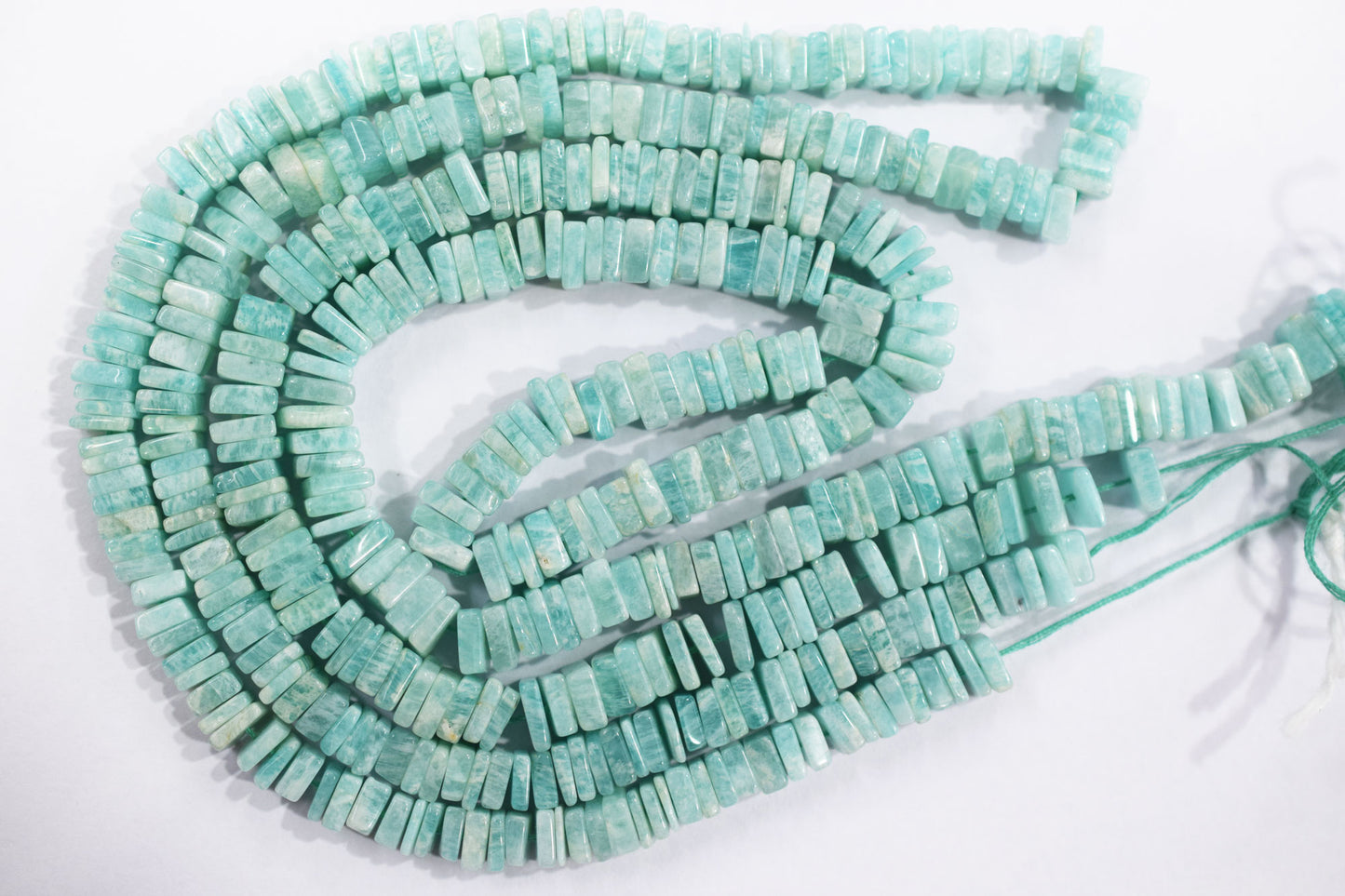 Amazonite Heishi Square Shape Beads , Sold By Strand , 5.50x5.50 - 6.50x6.50 mm, 16", 19907
