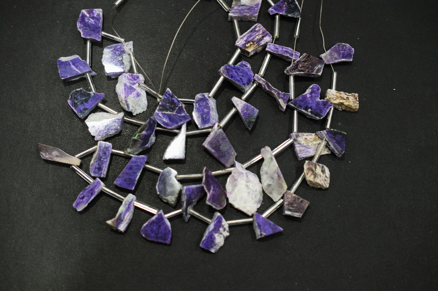 Cherolite Uneven Nuggets Shape Briolettes , Sold By Strand , 8x16 - 15x23 mm , 14" , 19916