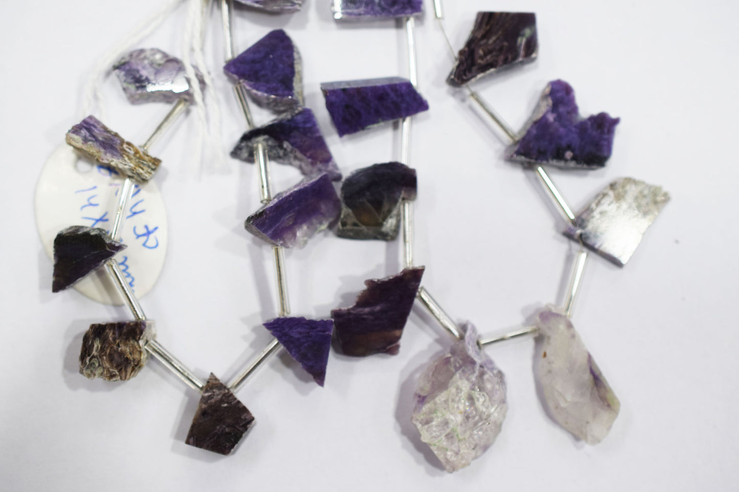 Cherolite Uneven Nuggets Shape Briolettes , Sold By Strand , 8x16 - 15x23 mm , 14" , 19916