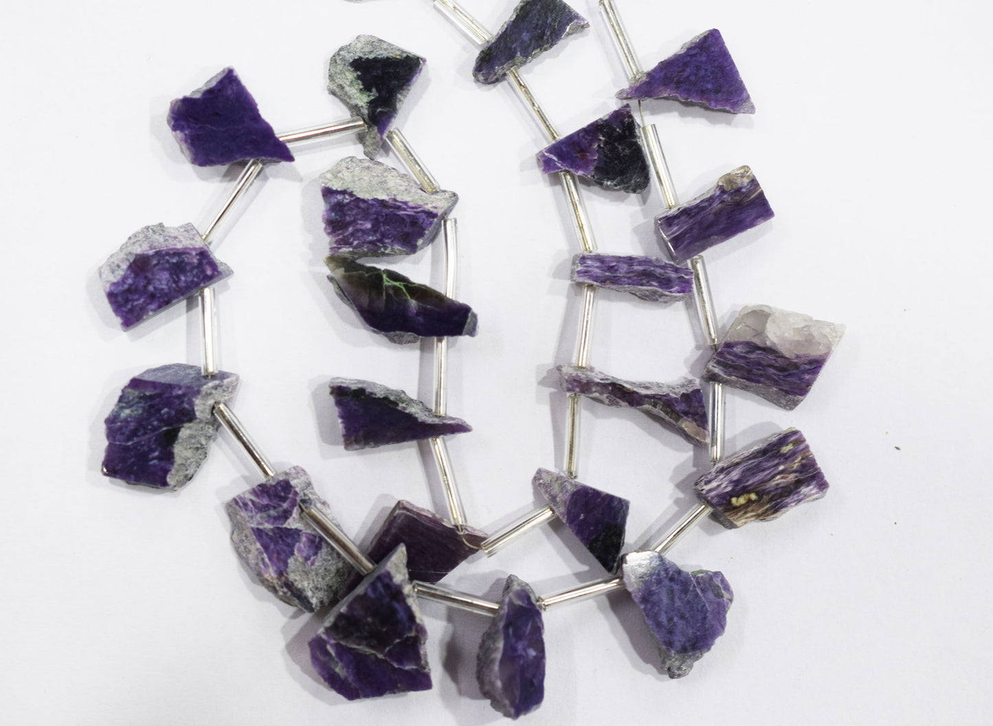Cherolite Uneven Nuggets Shape Briolettes , Sold By Strand , 8x16 - 15x23 mm , 14" , 19916