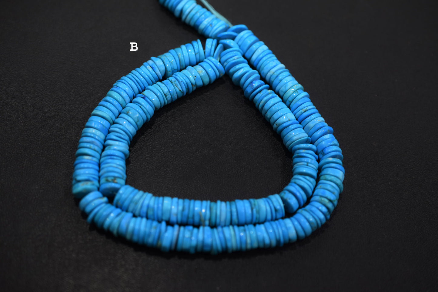 Arizona Turquoise Tyre Shape Beads , Sold By Strand , 6 - 8 mm , 16 inches , 20187