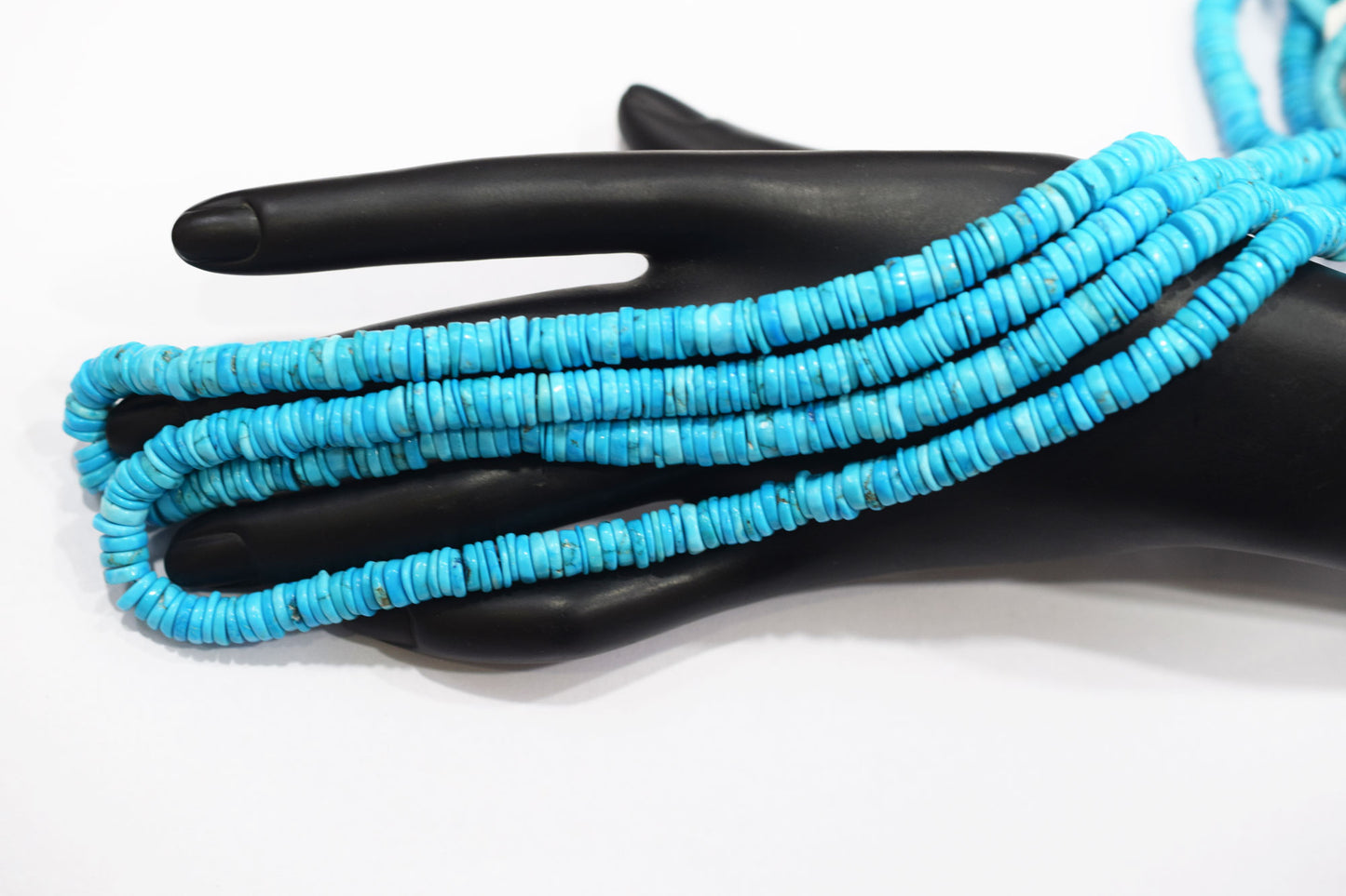 Arizona Turquoise Tyre Shape Beads , Sold By Strand , 6 - 8 mm , 16 inches , 20187