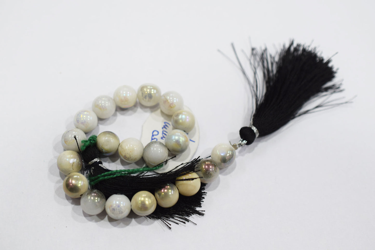 Mystic Metallic Coated White Agate smooth Beads , Sold By Strand , 9 mm , 7" , 20382