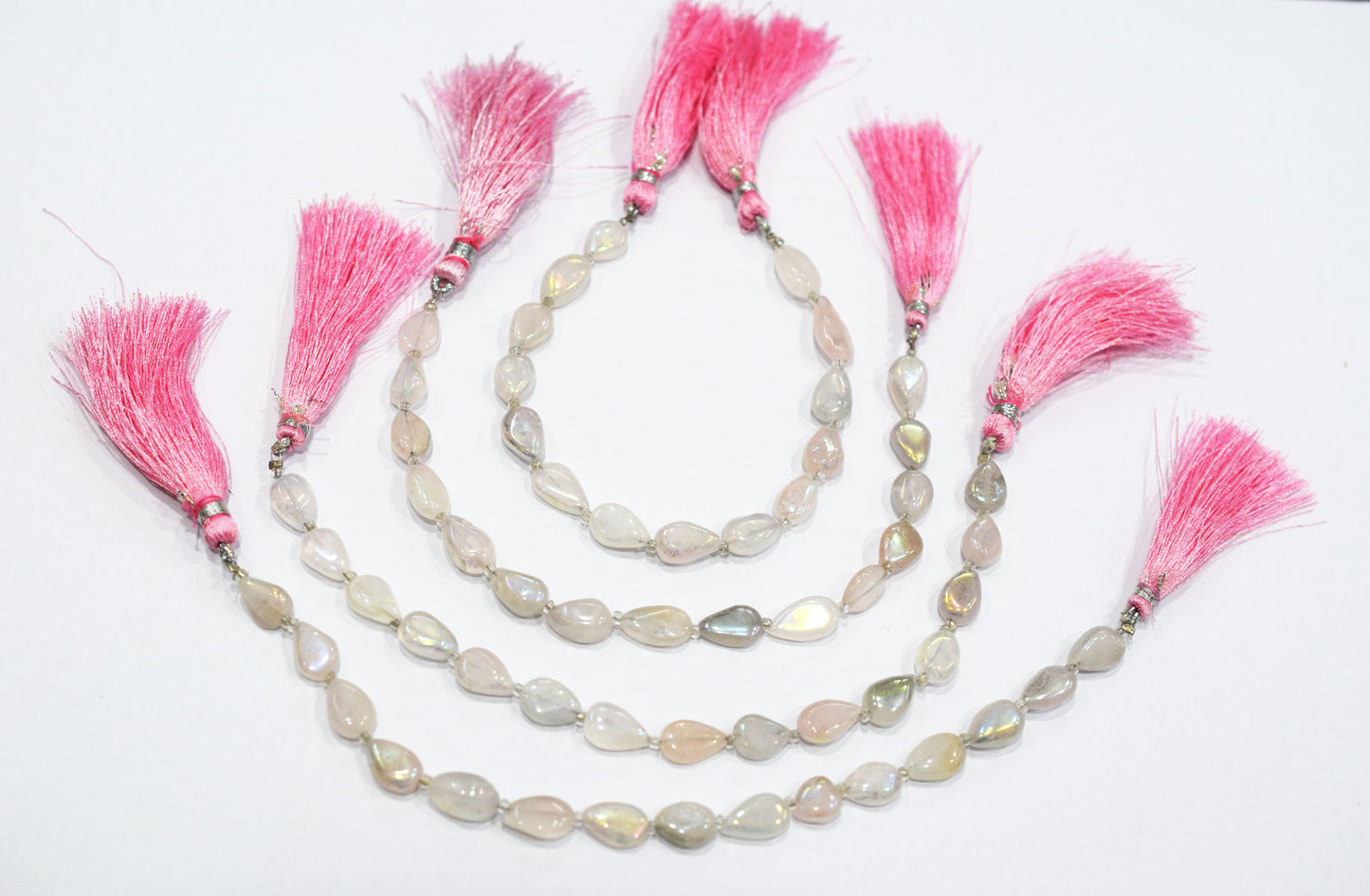 Rose Quartz Rustic Metallic Coated Pear Shape Beads , Sold By Strand , 7.50x10 - 7.50x12 mm , 7" , 20395