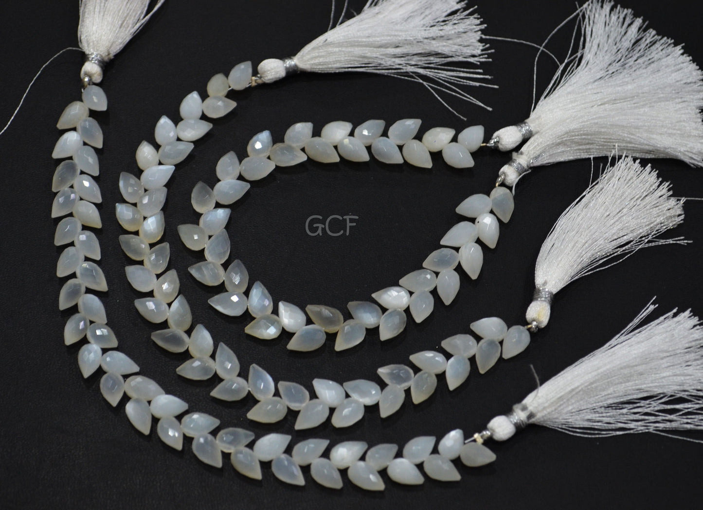 Ceylon Moonstone Diagonal Drill Tear Drops Shape Beads,Ceylon Moonstone Faceted Briolettes,Sold By Strand,7.5 Inches,6x9 - 6.5x9.5 mm ,31241