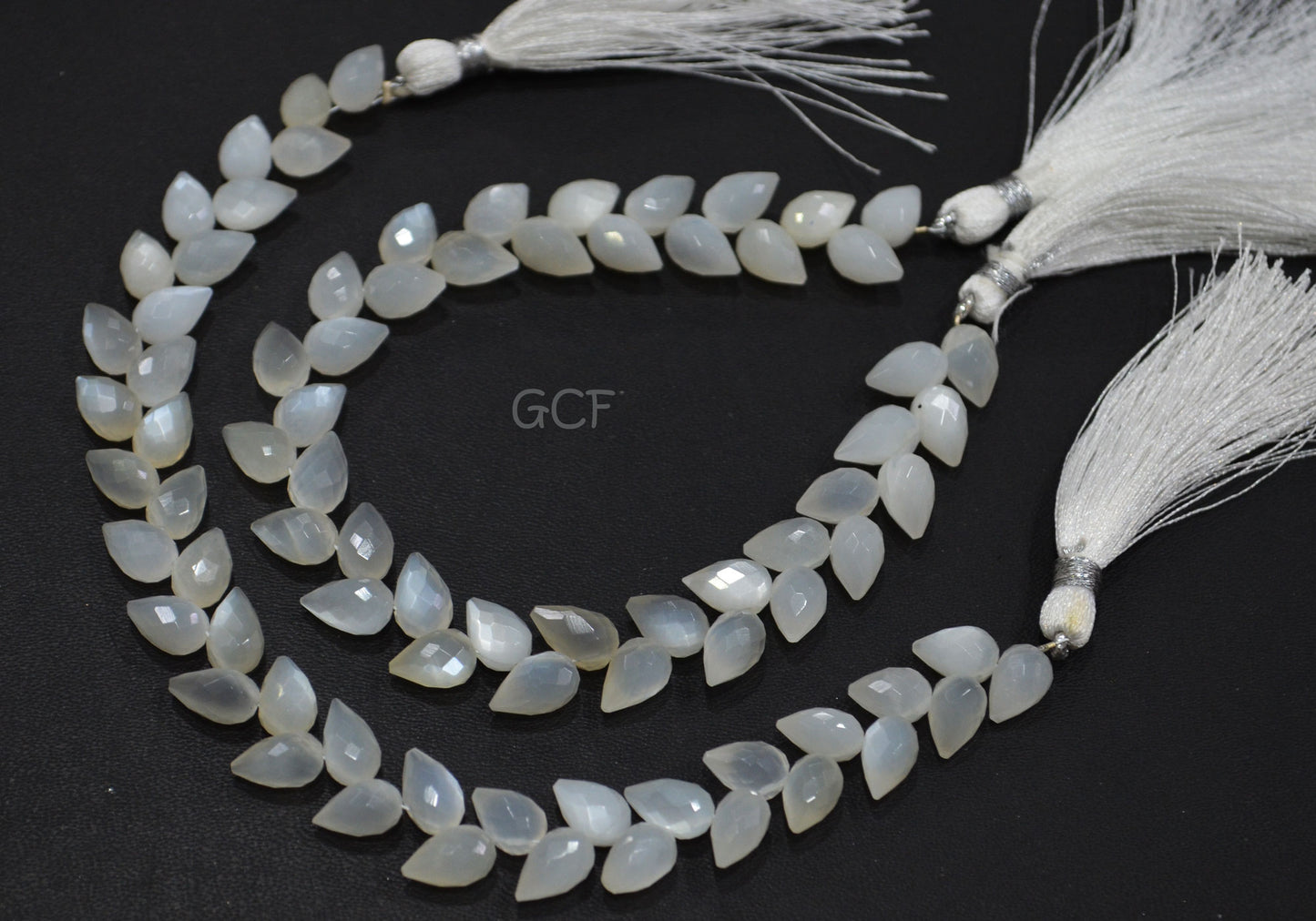Ceylon Moonstone Diagonal Drill Tear Drops Shape Beads,Ceylon Moonstone Faceted Briolettes,Sold By Strand,7.5 Inches,6x9 - 6.5x9.5 mm ,31241