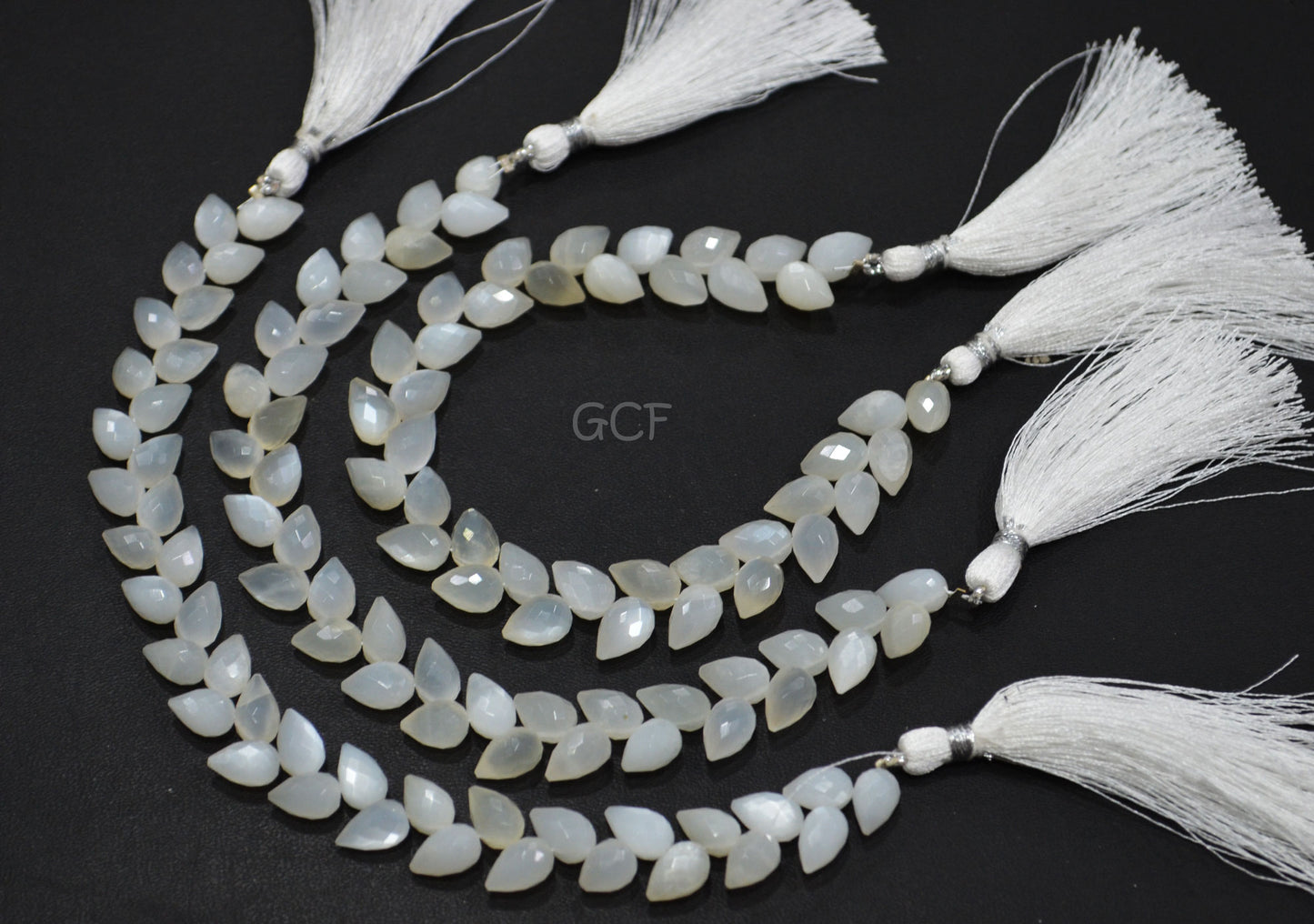 Ceylon Moonstone Diagonal Drill Tear Drops Shape Beads,Ceylon Moonstone Faceted Briolettes ,Sold By Strand ,7.5 Inches ,6x9 - 7x10 mm ,31242