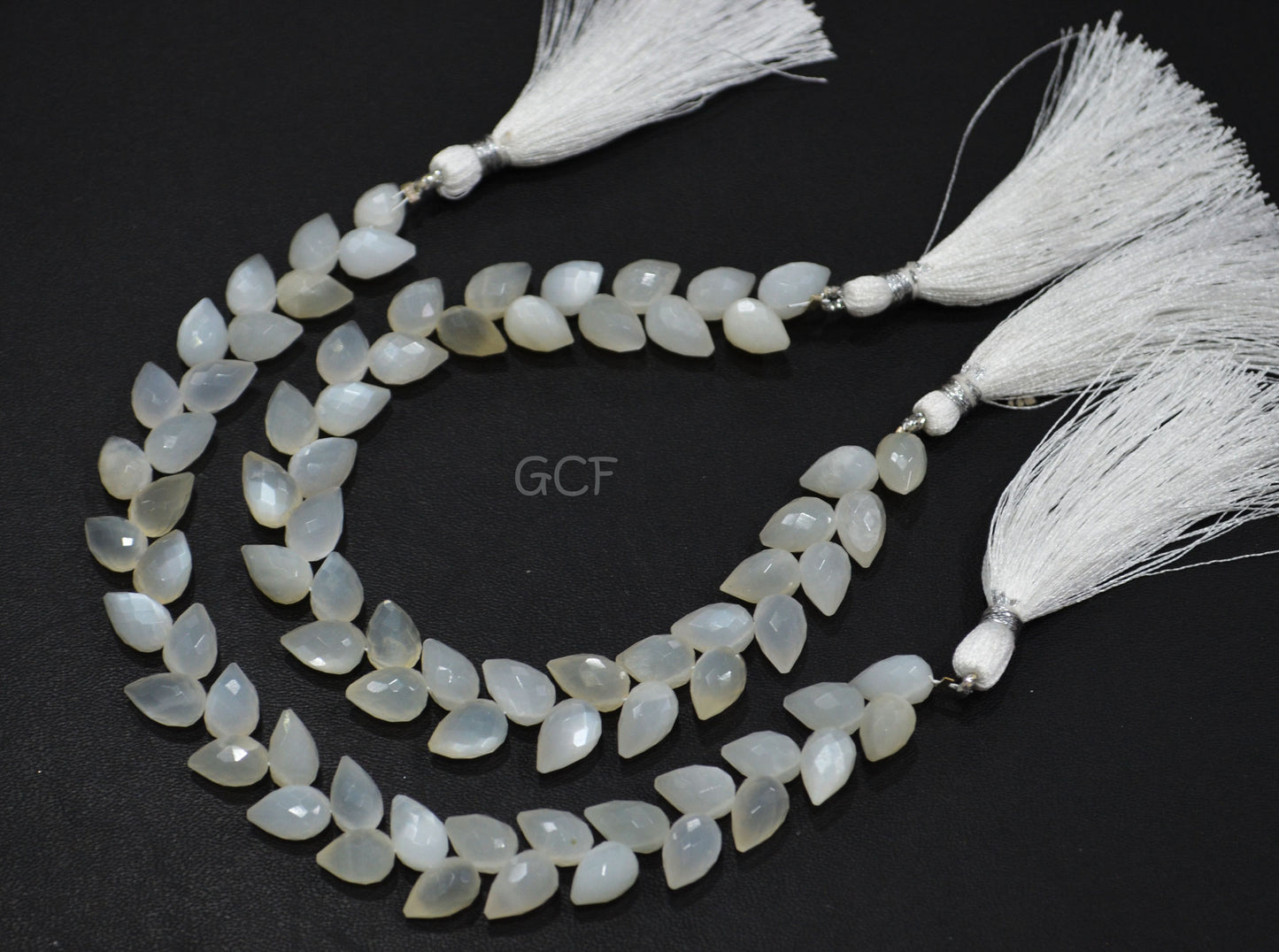 Ceylon Moonstone Diagonal Drill Tear Drops Shape Beads,Ceylon Moonstone Faceted Briolettes ,Sold By Strand ,7.5 Inches ,6x9 - 7x10 mm ,31242