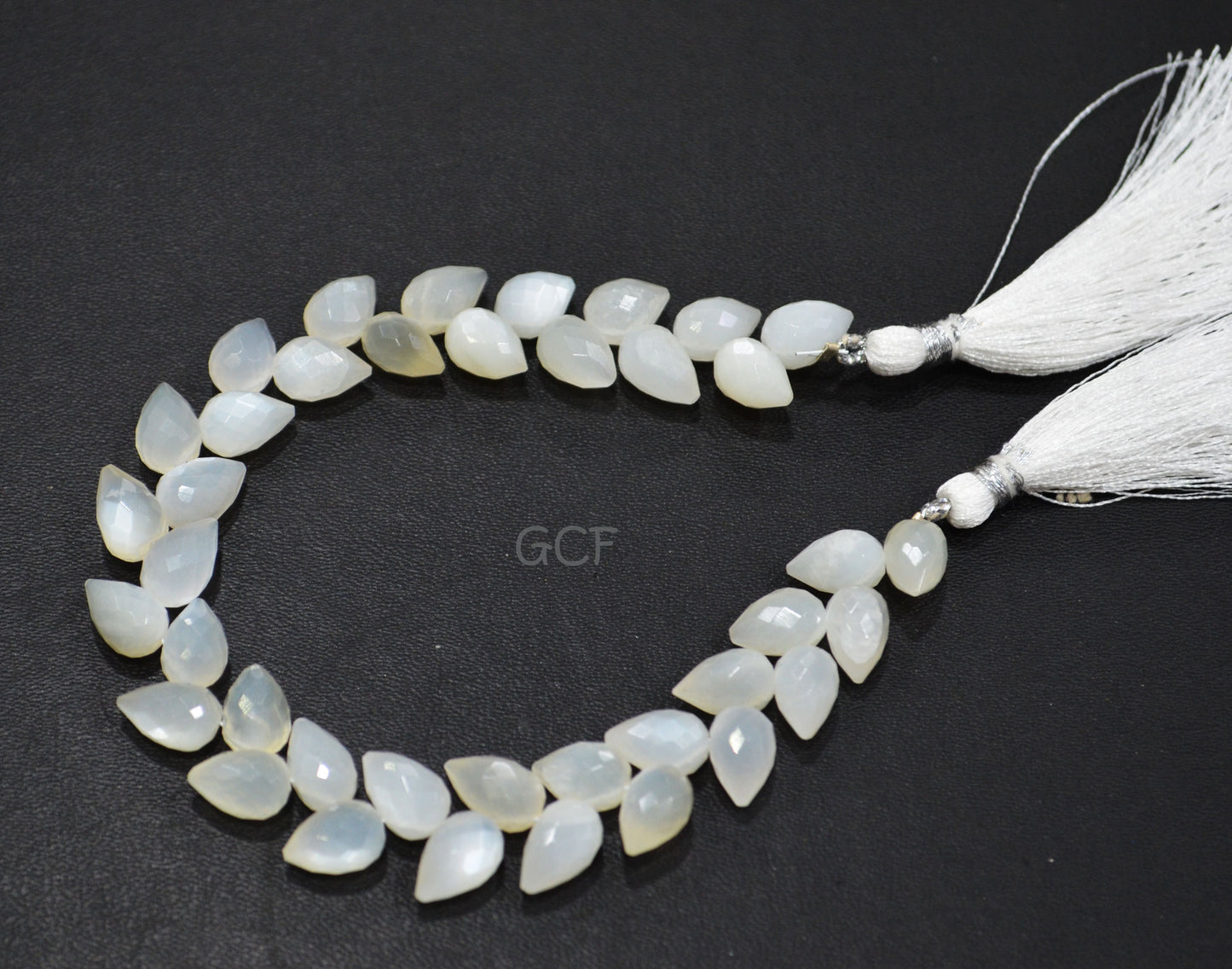 Ceylon Moonstone Diagonal Drill Tear Drops Shape Beads,Ceylon Moonstone Faceted Briolettes ,Sold By Strand ,7.5 Inches ,6x9 - 7x10 mm ,31242