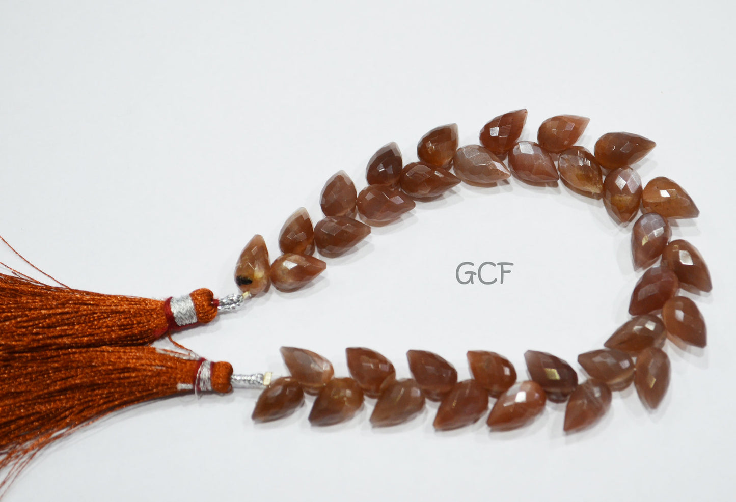 Chocolate Moonstone Diagonal Drill Tear Drops Beads , Chocolate Moonstone Faceted Briolettes ,Sold By Strand ,7.5 Inches ,6x9-6x10 mm ,31258