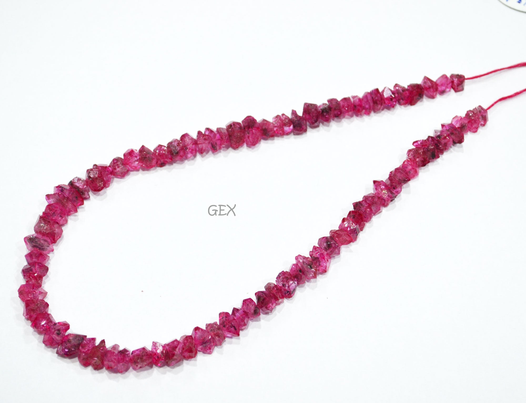 Pink Coated Herkimer Quartz Faceted Nuggets Shape Beads , Pink Coated Herkimer Quartz Faceted Beads , 16 Inches , 7x8 - 8x10 mm , 31858
