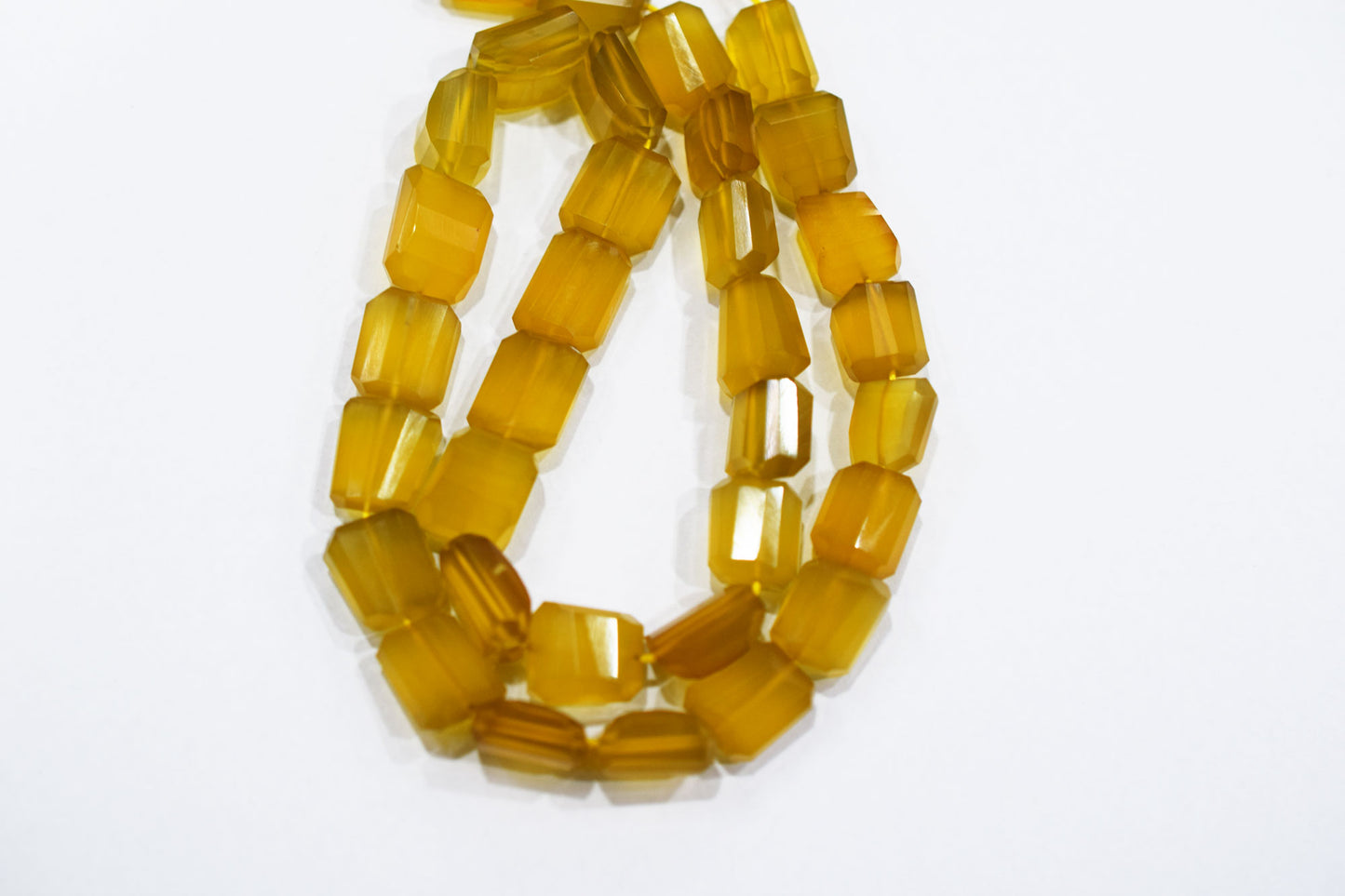 Yellow Chalcedony Laser Beads , Sold By Strand , 9x12.50 - 11.50x14 mm , 16", 32106
