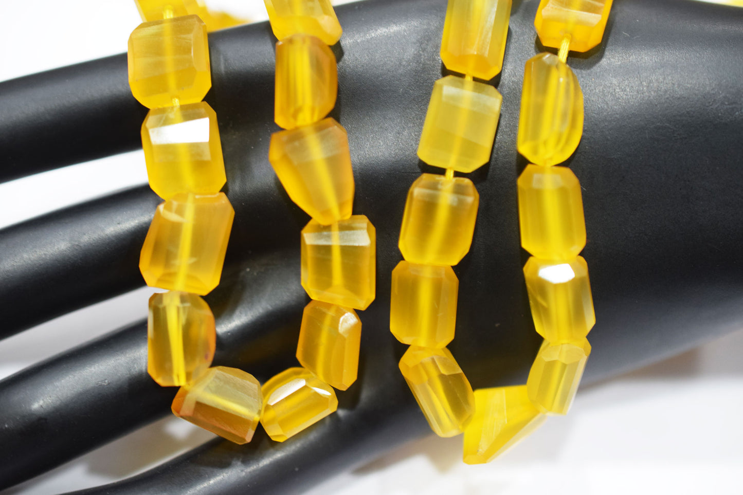 Yellow Chalcedony Laser Beads , Sold By Strand , 6x8 - 9.50x12 mm , 16" , 32108