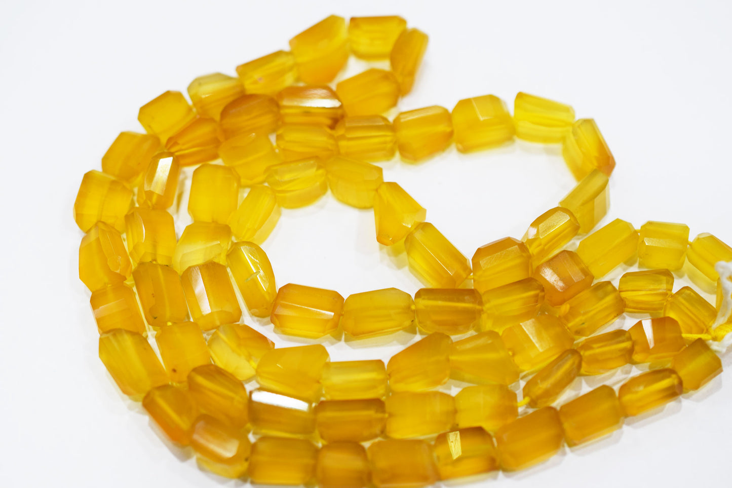 Yellow Chalcedony Laser Beads , Sold By Strand , 6x8 - 9.50x12 mm , 16" , 32108