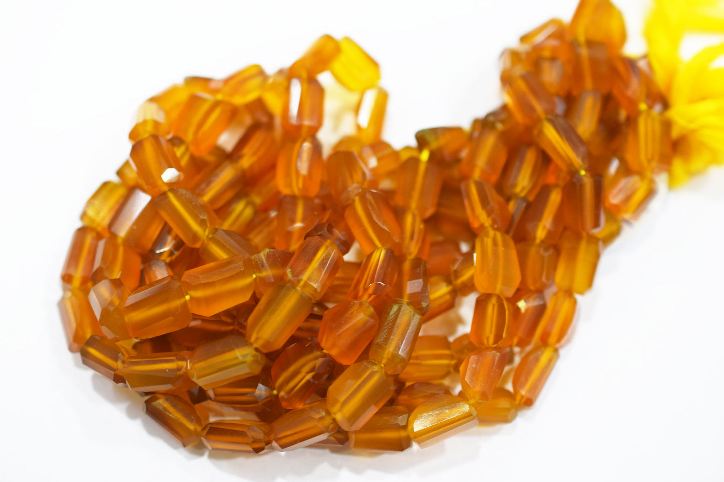 Honey Chalcedony Laser Beads , Sold By Strand , 7x9 - 8x12 mm , 16" , 32109