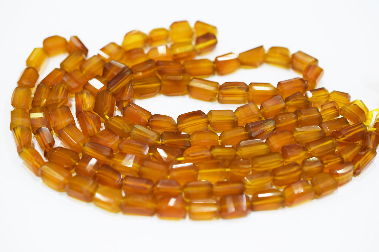 Honey Chalcedony Laser Beads , Sold By Strand , 7x9 - 8x12 mm , 16" , 32109