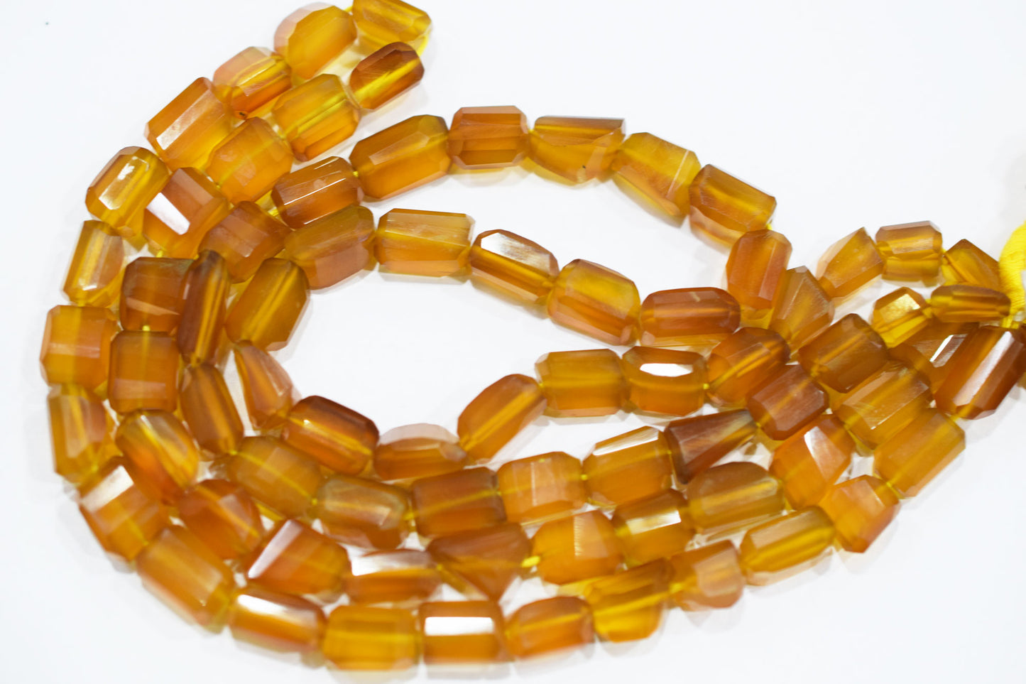 Honey Chalcedony Laser Beads , Sold By Strand , 7x9 - 8x12 mm , 16" , 32109