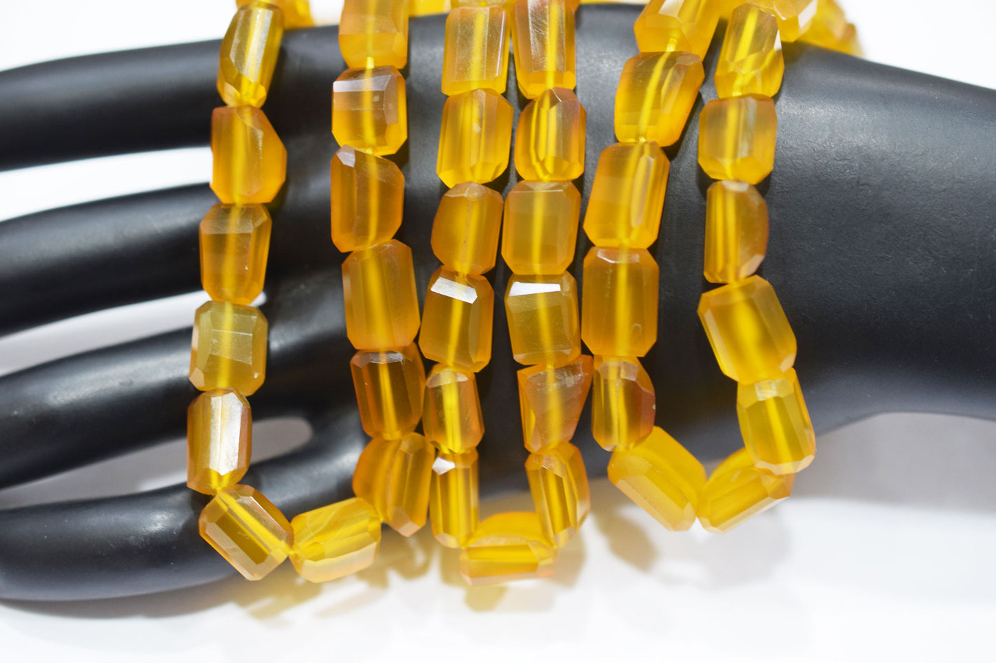 Yellow Chalcedony Laser Beads , Sold By Strand , 7x10 - 9x12 mm, 16", 32113