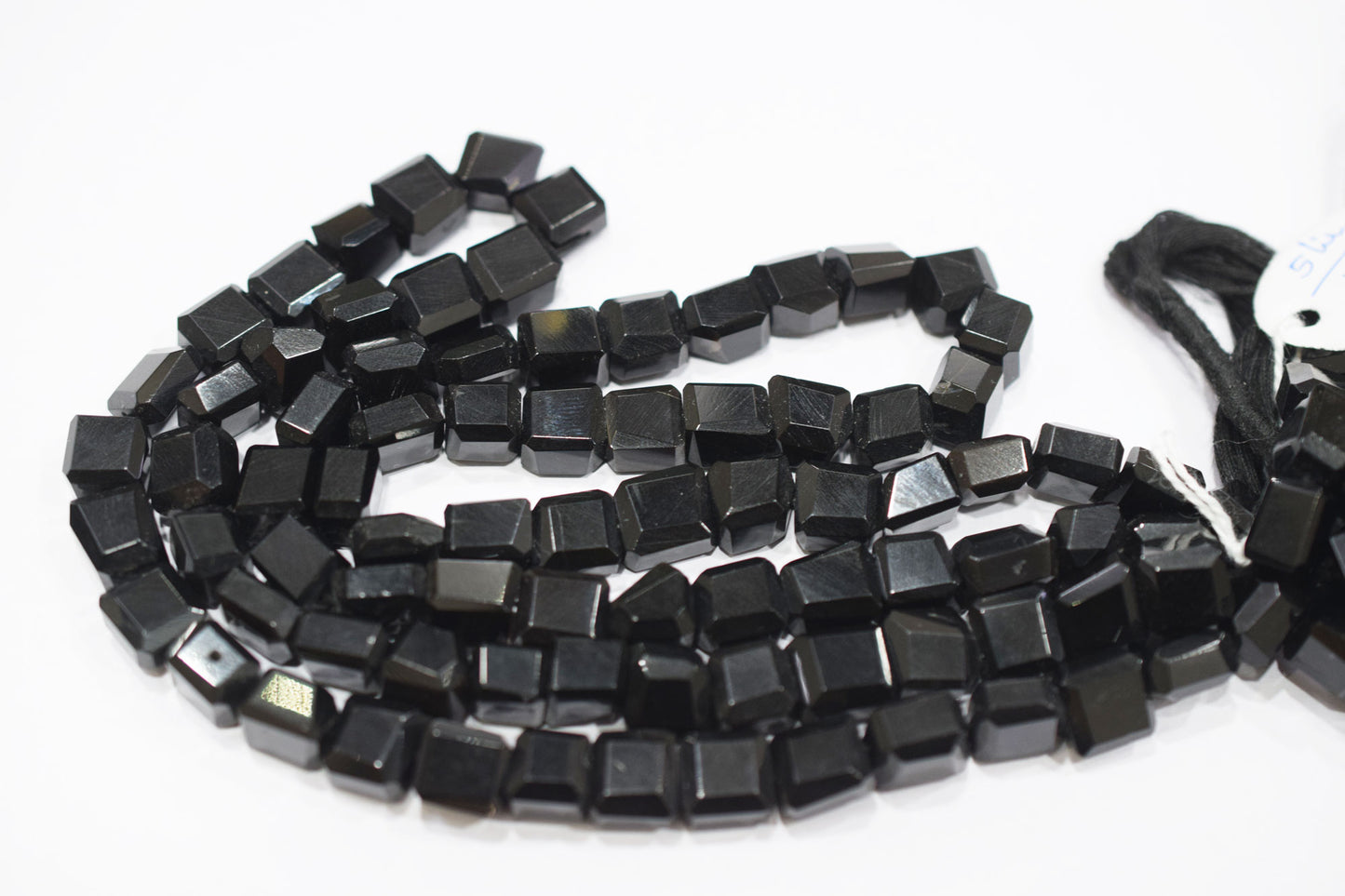 Black Onyx Laser Cut Nuggets Shape Beads , Sold By Strand , 9x9.50 - 9x10 mm , 16" , 32114