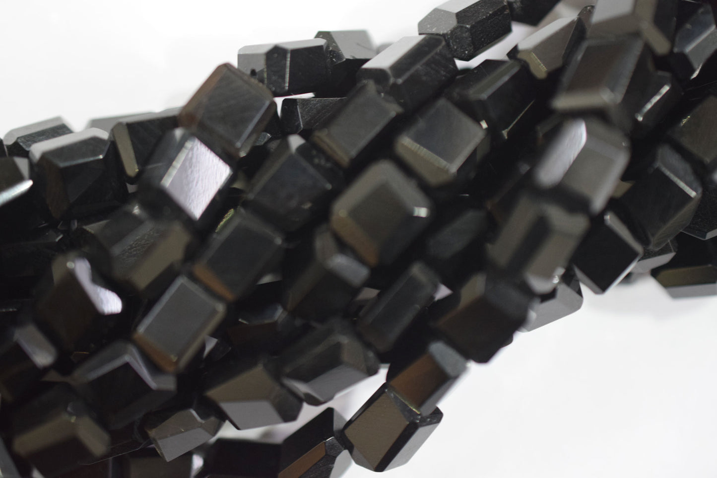 Black Onyx Laser Cut Nuggets Shape Beads , Sold By Strand , 9x9.50 - 9x10 mm , 16" , 32114