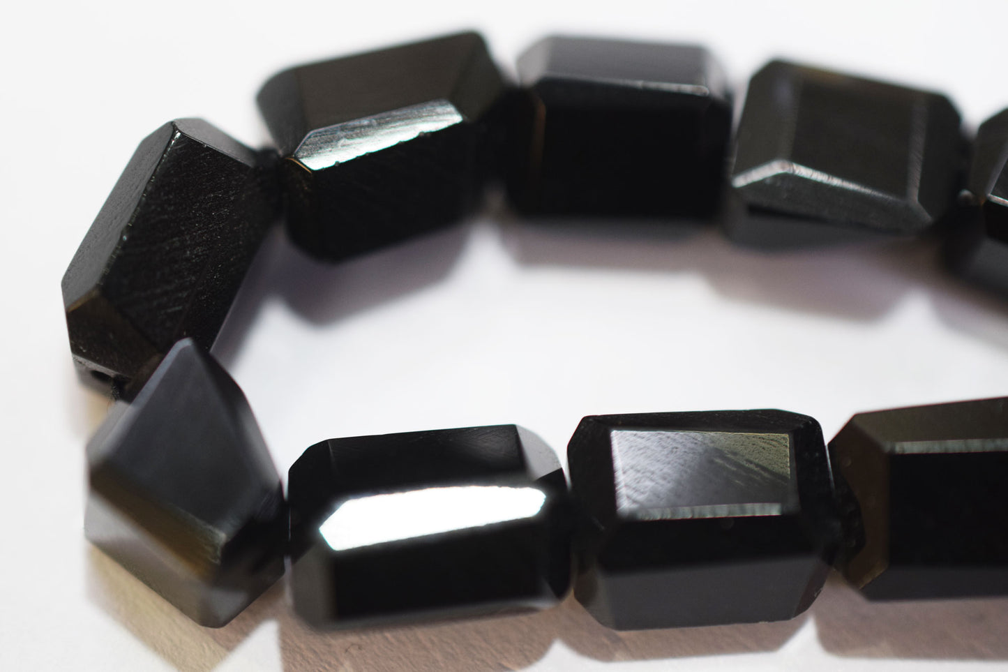 Black Onyx Laser Cut Nuggets Shape Beads , Sold By Strand , 7x9 - 9x10 mm , 5.50" , 32115