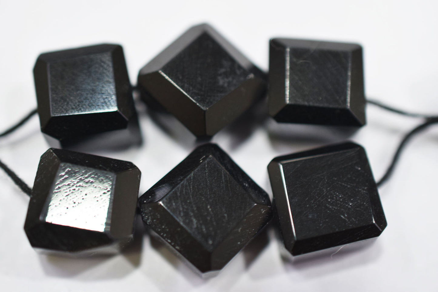 Black Onyx Laser Cut Nuggets Shape Beads ,  Sold By Strand , 9x9 - 11x11 mm , 16" , 32116
