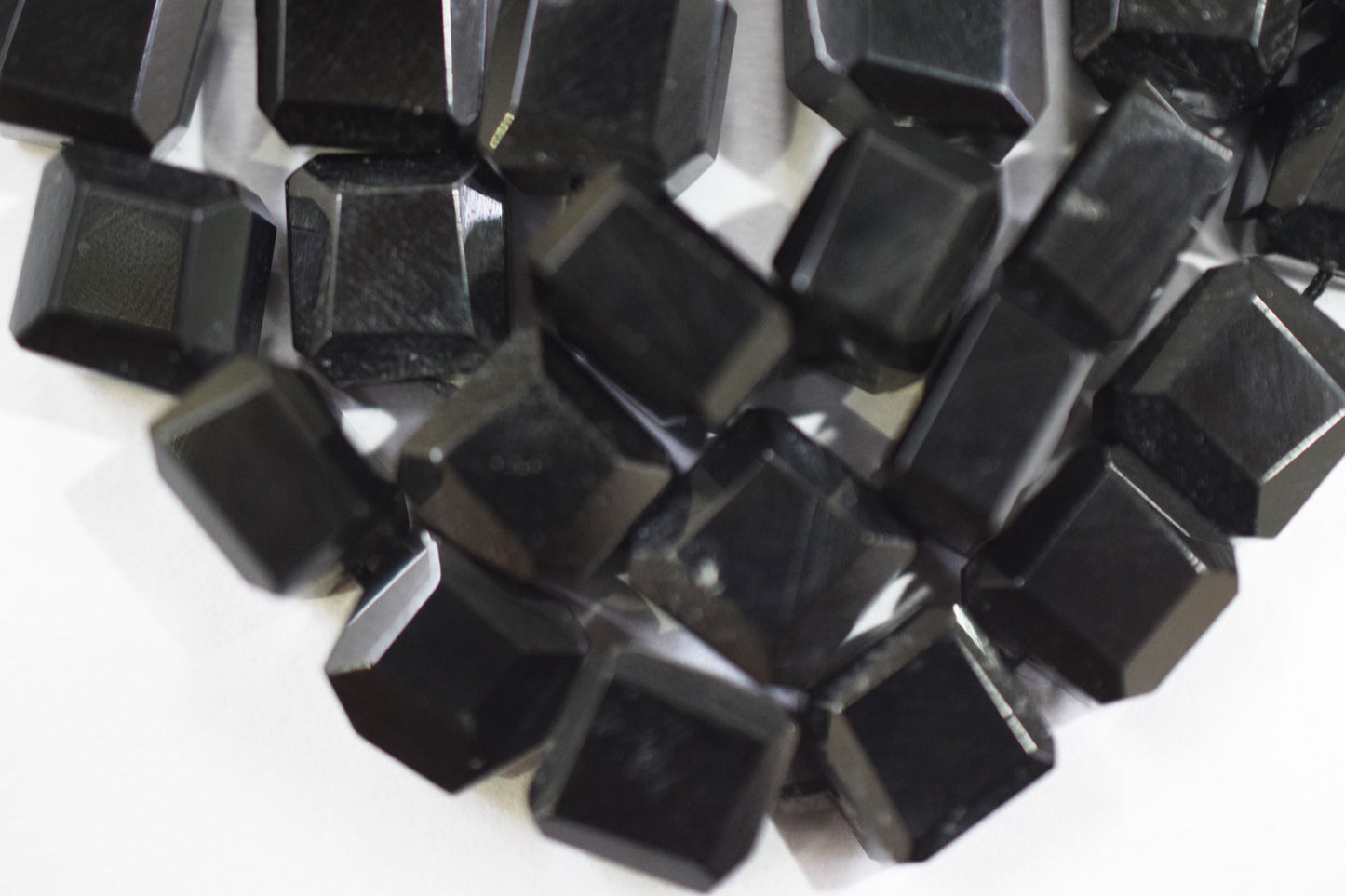 Black Onyx Laser Cut Nuggets Shape Beads , Sold By Strand , 9x9 - 11x11 mm , 16" , 32116