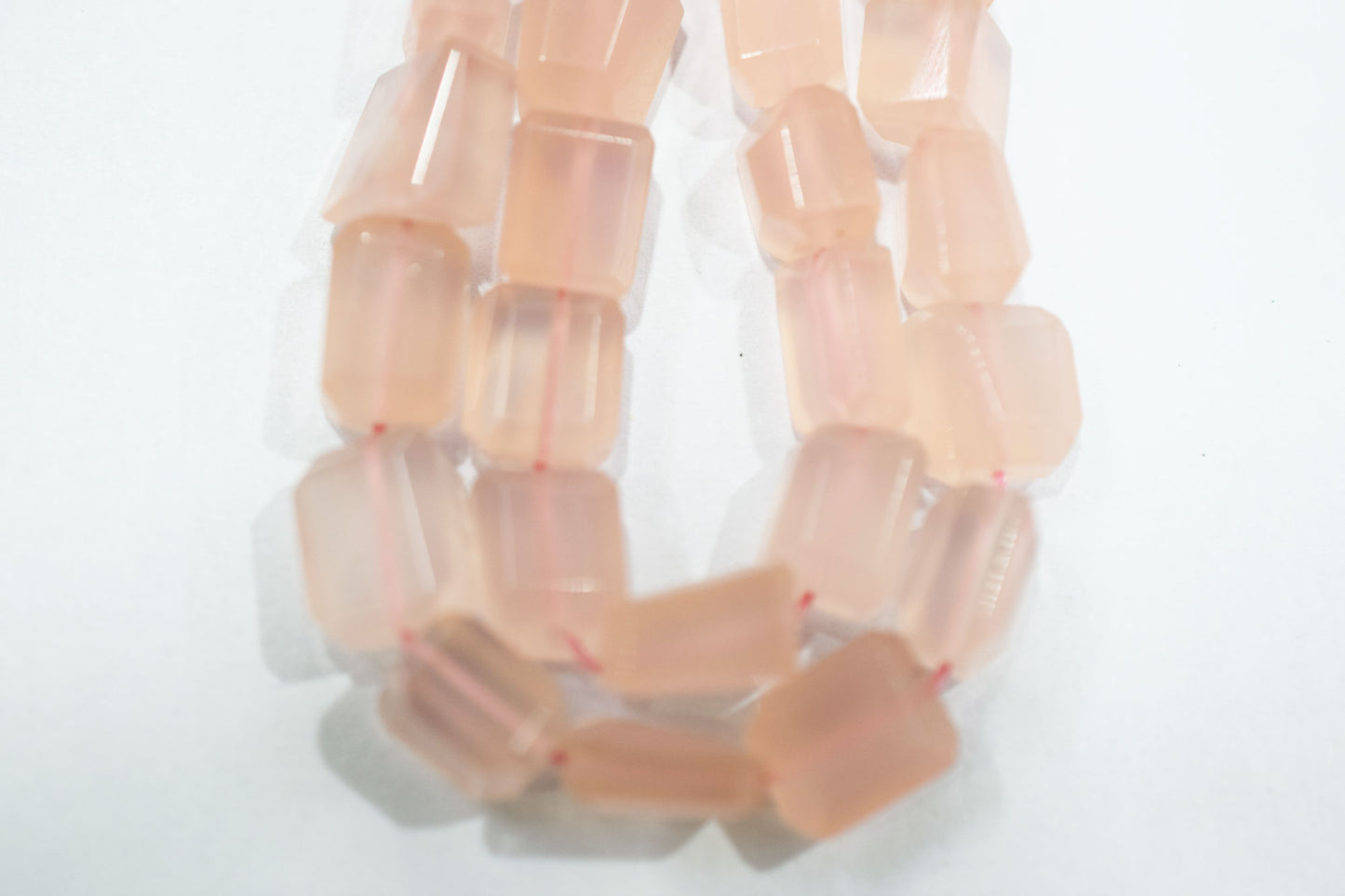 Rose Pink Chalcedony Laser Beads , Sold By Strand , 7.50x9 - 9.50x11 mm , 16", 32129