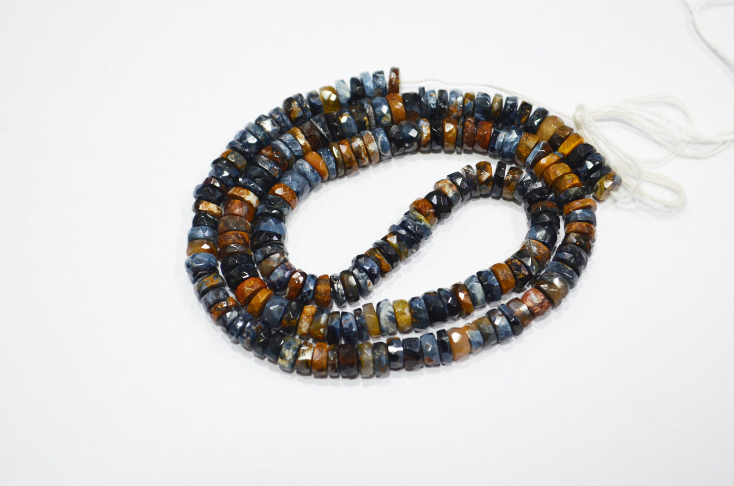 Natural Pietersite Heishi Tyre Shape Beads , 16 Inches , 5.50 mm , 32143