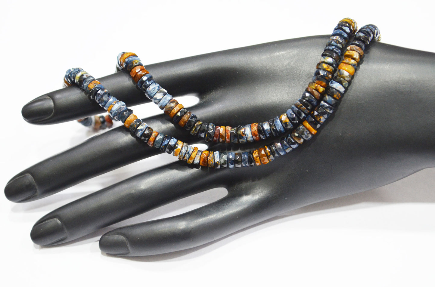 Natural Pietersite Heishi Tyre Shape Beads , 16 Inches , 5.50 - 6 mm , 32145